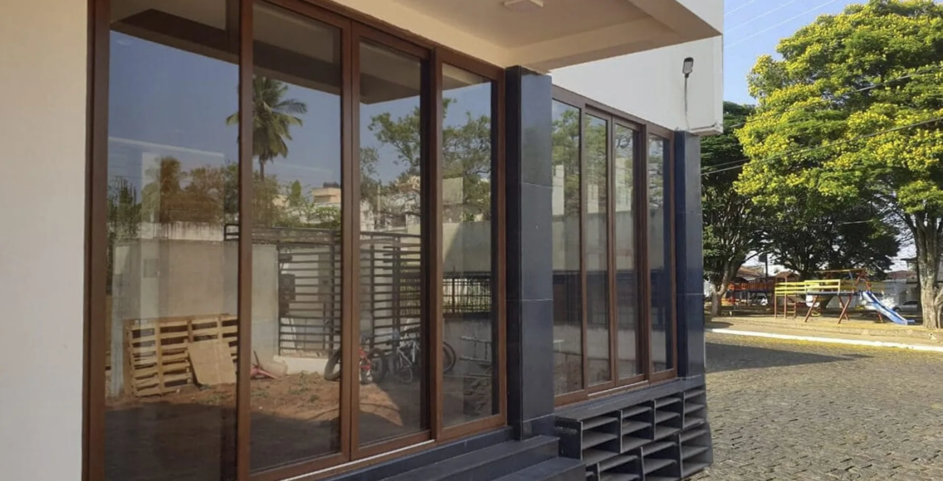 Combination uPVC window and door installation by Mason uPVC