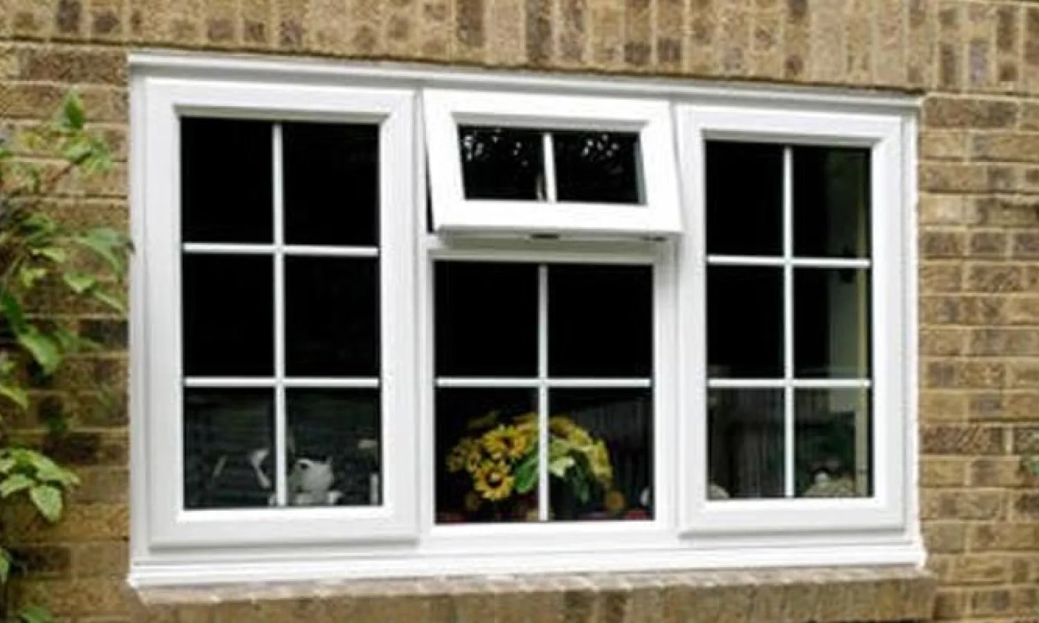 Combination uPVC windows for large openings villas and farmhouses in South India