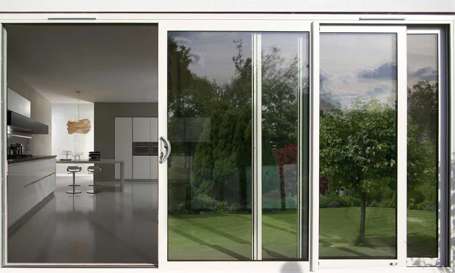 Sliding uPVC windows for homes in Hyderabad — 2 track and 3 track options